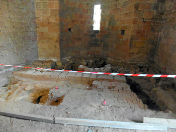 Fouilles archéologiques dans la chapelle St Jean Baptisite de Poggio