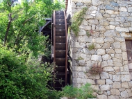 La roue à aube du moulin